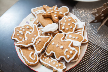 Christmas gingerbread cookies