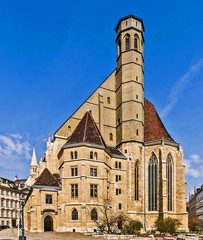 Fototapeta na wymiar Minoritenkirche, Wien, 1. Bezirk, 