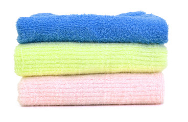 Bath towel. Isolated