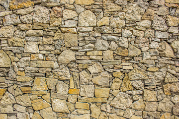 old stone wall background texture concept with empty space for copy or text