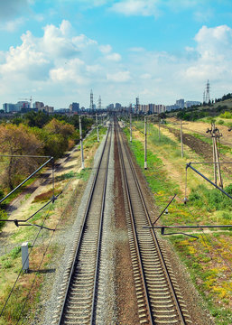 Two track railway