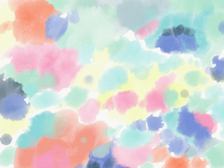 Pastel Watercolor Paint Background