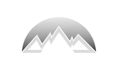 Peak logo template
