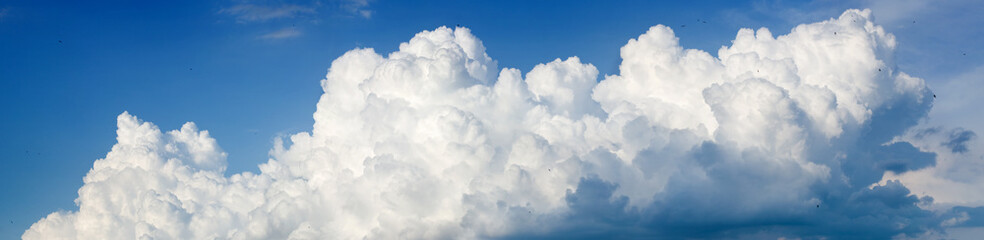 Naklejka na ściany i meble image of sky with clouds close-up