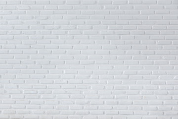 White brick wall for background and textured