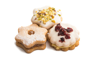 christmas cookies isolated