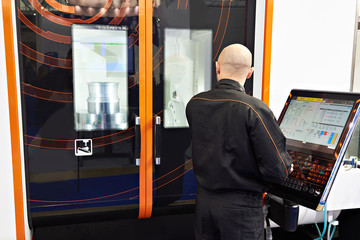 Machining center and worker