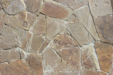 Pattern of stone wall 