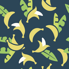 Pattern with bananas