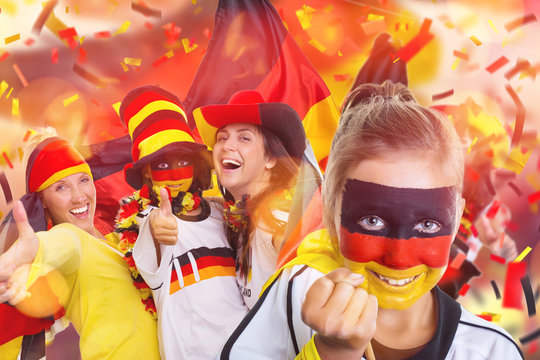 Fans Deutschland Fussball 