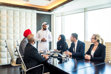 Business team in Dubai
