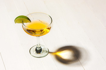 The rose exotic cocktail