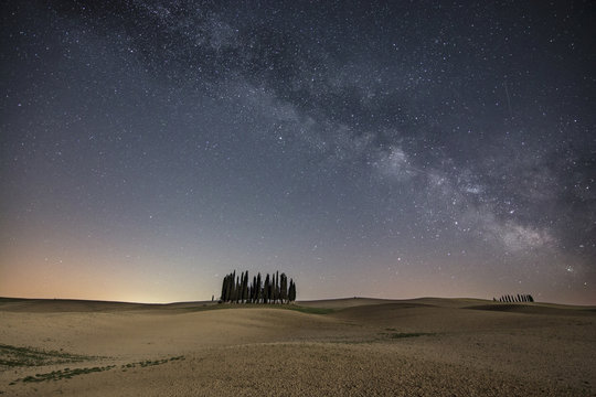 Val D'Orcia sotto le stelle