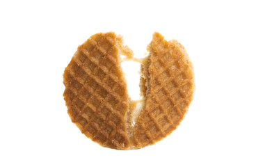 Dutch waffles isolated