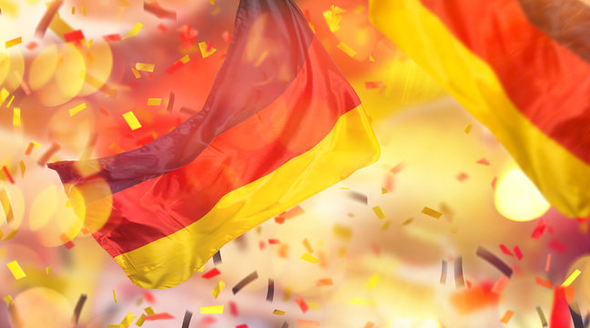 Deutsche Farben Fussball Hintergrund