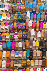 Obraz premium typical clothing stores in Morocco