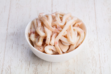 Delicious squid meat