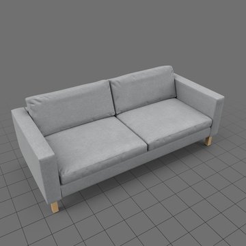 Scandinavian two seater sofa