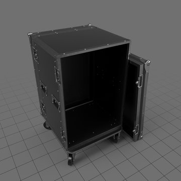 Open stage flight case