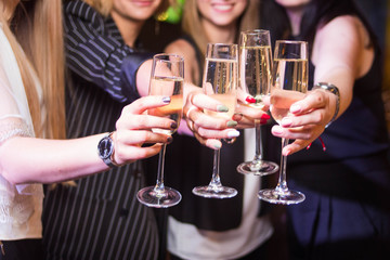  glass with white  wine