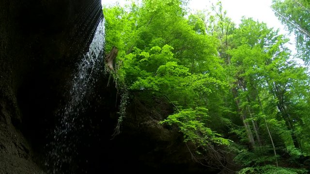 Kientalschlucht bei Kloster Andechs, Wasserfall, Schlucht, Naturerlebnis, Gimbal, 4K