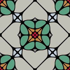 Colorful Shapes Seamless Tile