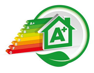 Casa energia basso consumo classe A © aledesign101