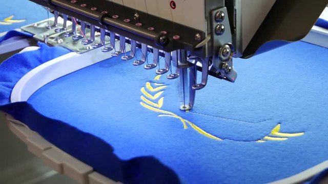 Embroidery machine needle in Textile Industry at Garment Manufacturers