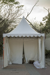 Empty booth at an exhibition