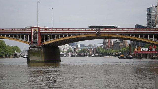 Vauxhall Bridge across Thames River in London