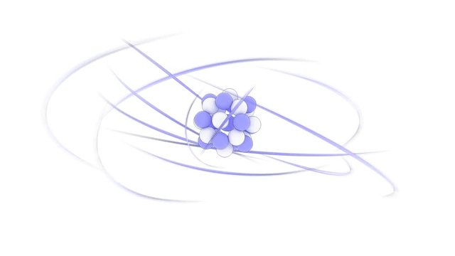 Aluminium Atomkern Endlosschleife10 Sekunden 
