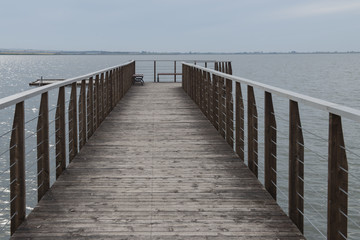 Fototapeta premium Lesina i patrona San Primiano
