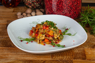 Delicious grill salad