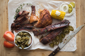 Texas Bar Be Que Plate