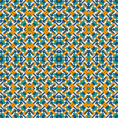 Overlapping rectangles and squares background. Seamless pattern design with repeated overlay geometric figures.
