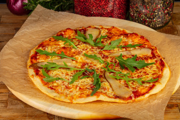 Tasty fruit pizza