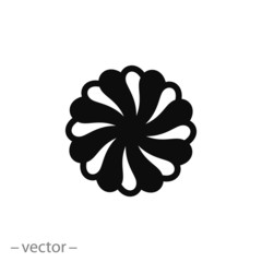 striped candy icon - vector illustration eps10