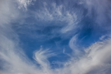 Fototapeta premium blue sky background concept with empty space for copy or text
