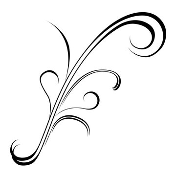 Isolated arabesque pattern