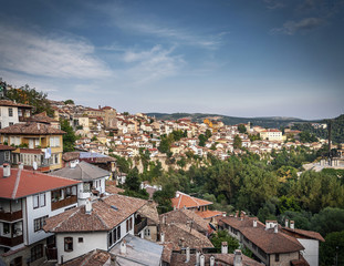 houses in old town of veliko tarnovo bulgaria