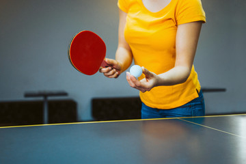 Playing ping-pong