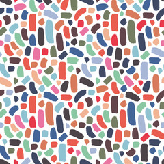 Brush strokes seamless pattern