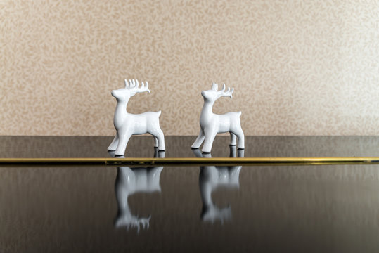 Little Ceramic Deer Toy models