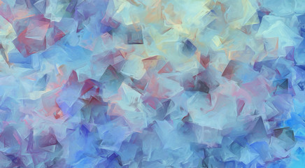 Fototapeta premium Abstract art background. Oil painting style on canvas. Warm colorful texture. Soft paint brushstrokes. Modern art. Contemporary artistic print. Template for design products decoration. Creative decor.