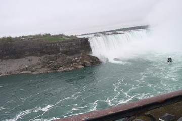Niagara Falls with boat