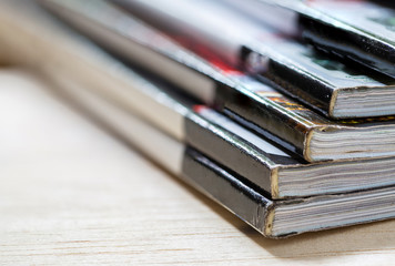 Stack of magazines