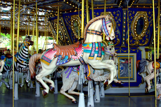 Horse Ride on Carousel