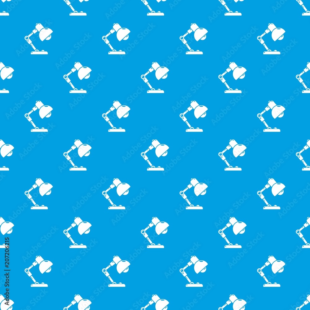 Poster table lamp pattern vector seamless blue repeat for any use
