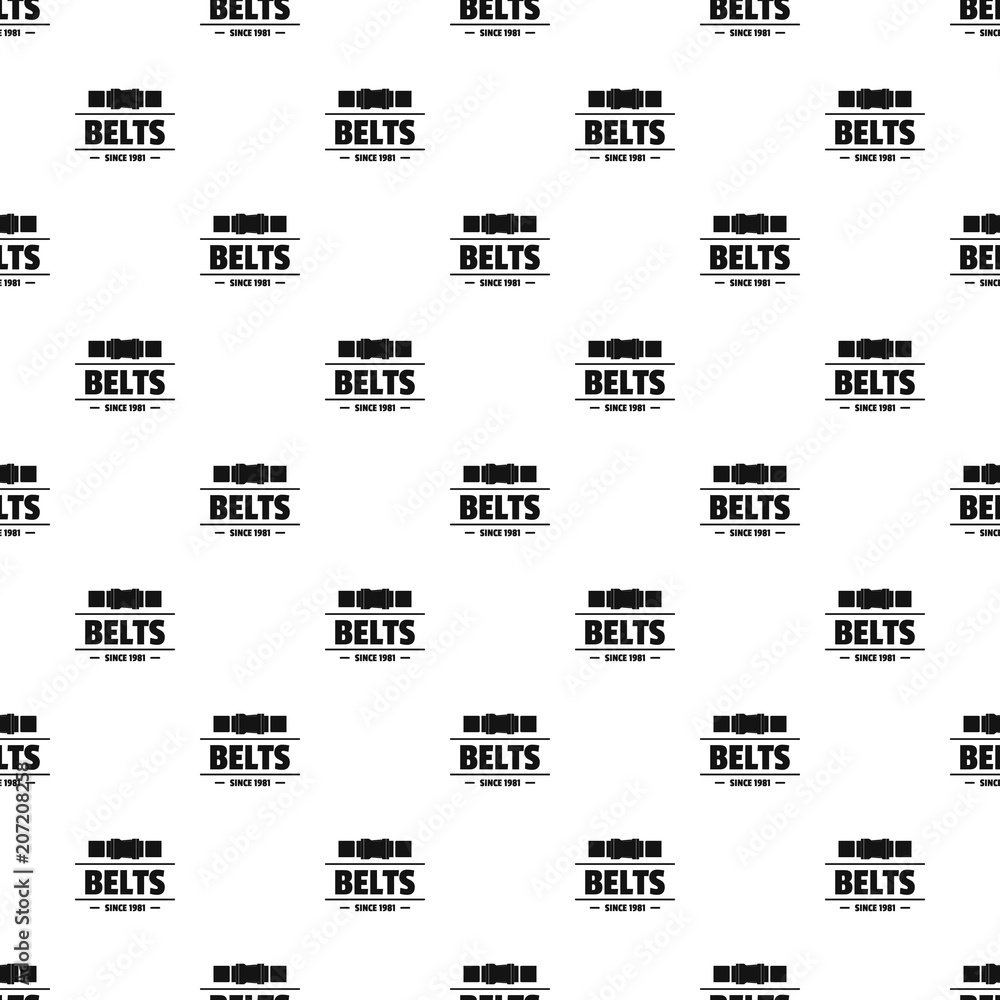 Poster belt pattern vector seamless repeat for any web design
