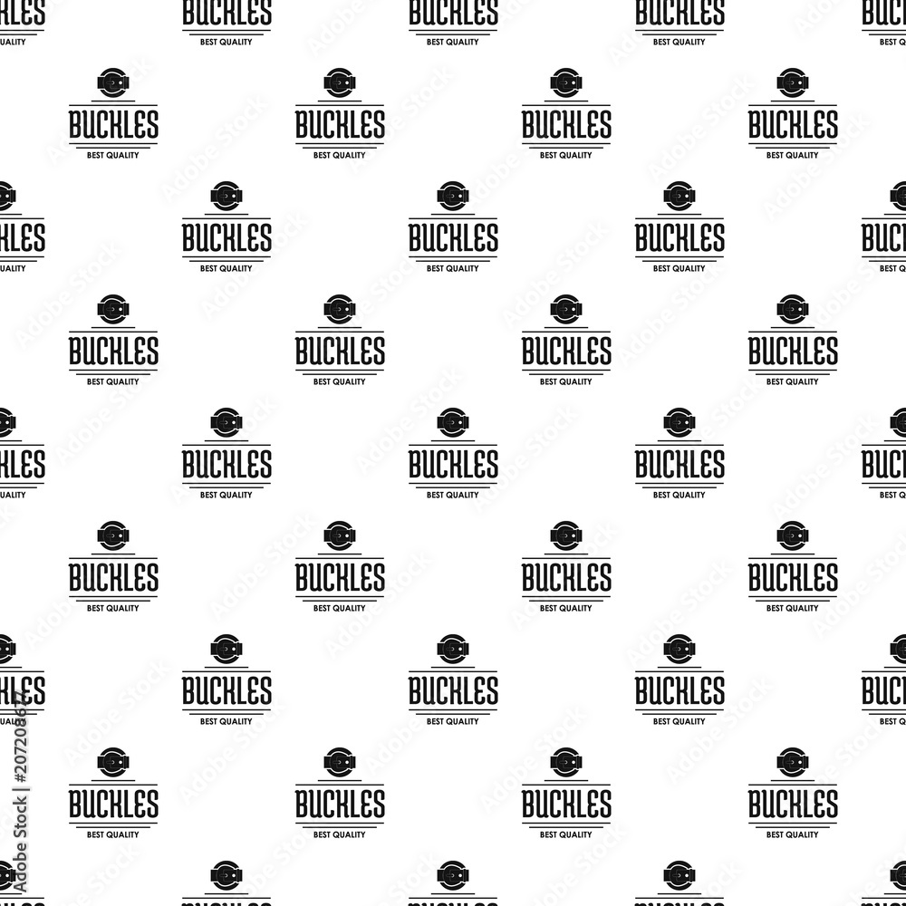 Poster buckle quality pattern vector seamless repeat for any web design